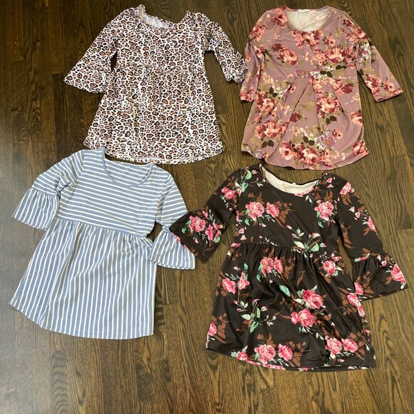 MATERNITY Black Floral Peplum Top - 3/4 sleeves - Picture 9 of 10